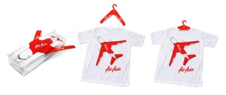 AirAsia T-Shirt Packaging