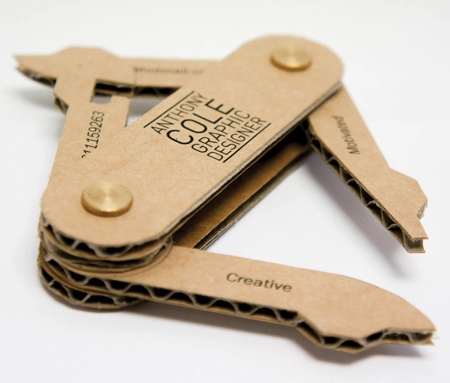 Folding Knife Business Card