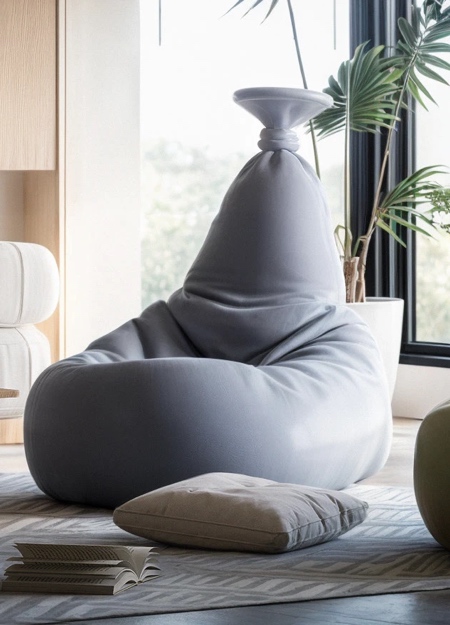 Deflated Balloon Bean Bag Chair