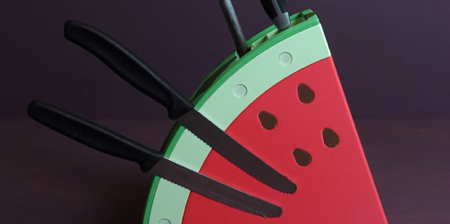 Watermelon Knife Block