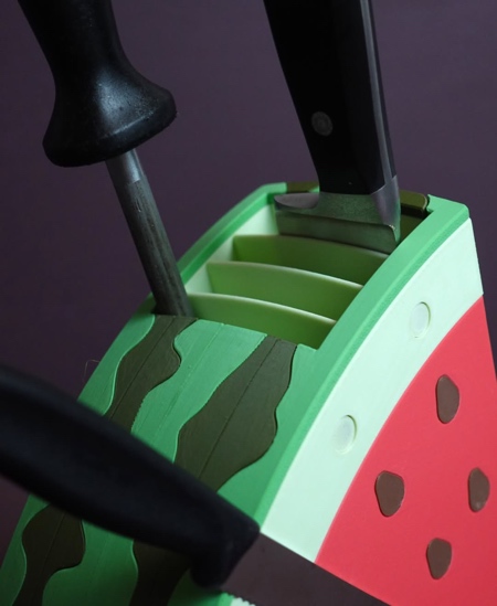 Watermelon Slice Knife Holder