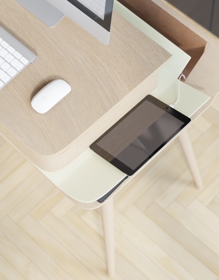 Lean Home Desk