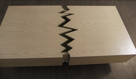 San Andreas Coffee Table by Ricardo Garza Marcos