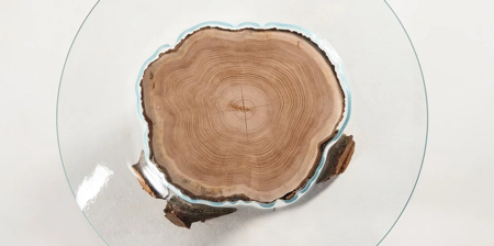 Slump Log Coffee Table