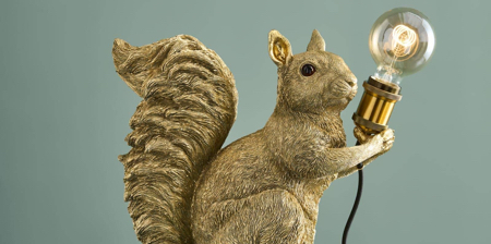 Squirrel Lamp