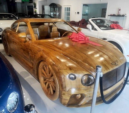 Wooden Bentley Continental GT