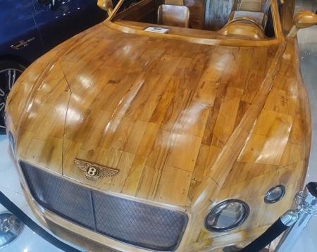 Wooden Bentley Car