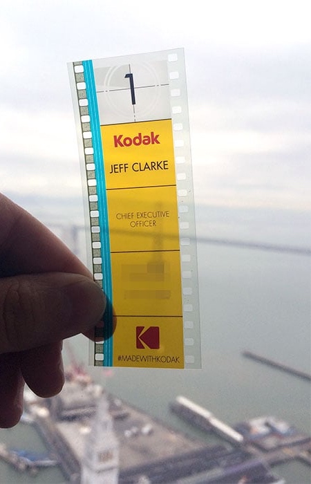 Kodak Film Business Card