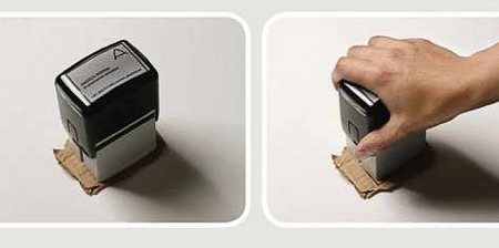 Rubber Stamp Business Card