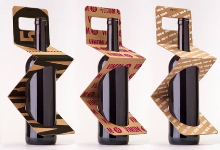 Cardboard Wine Bottle Packaging