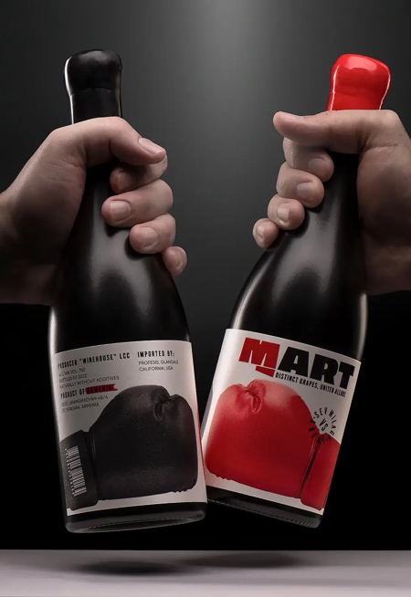 Boxing Gloves Wine