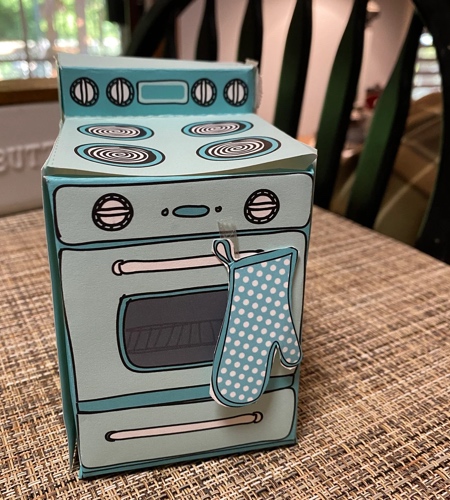 Retro Oven Cupcake Box Retro Oven Cupcake Box