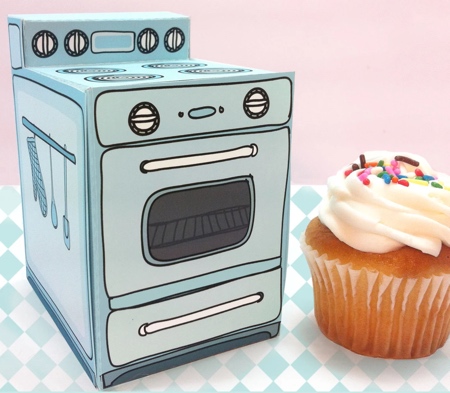 Oven Cupcake Packaging Oven Cupcake Packaging