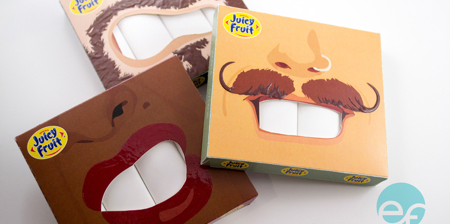 Juicy Fruit Teeth Packaging