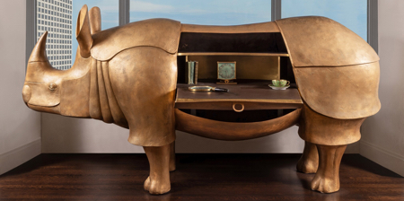 Rhino Desk by Les Lalanne