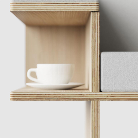 SUNRIU Design The Grid Armchair