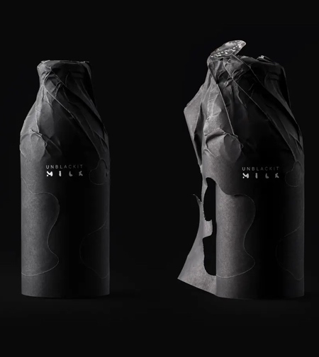 UNBLACKIT Milk Packaging