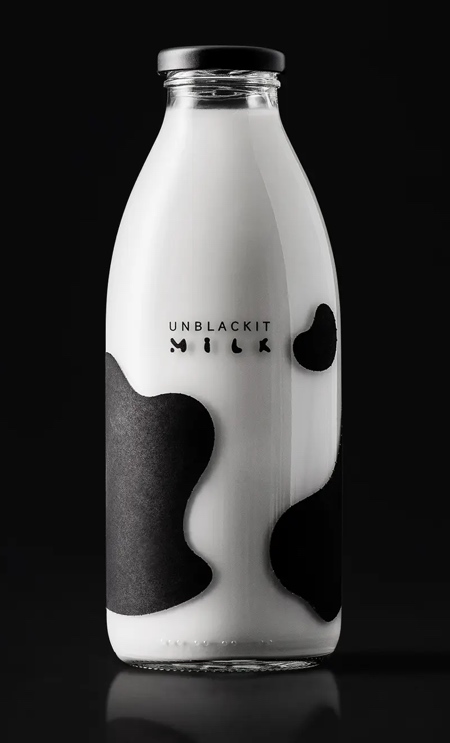 UNBLACKIT Milk Bottle