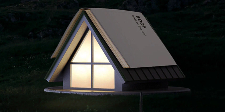 Book on the Roof Lamp Book on the Roof Lamp