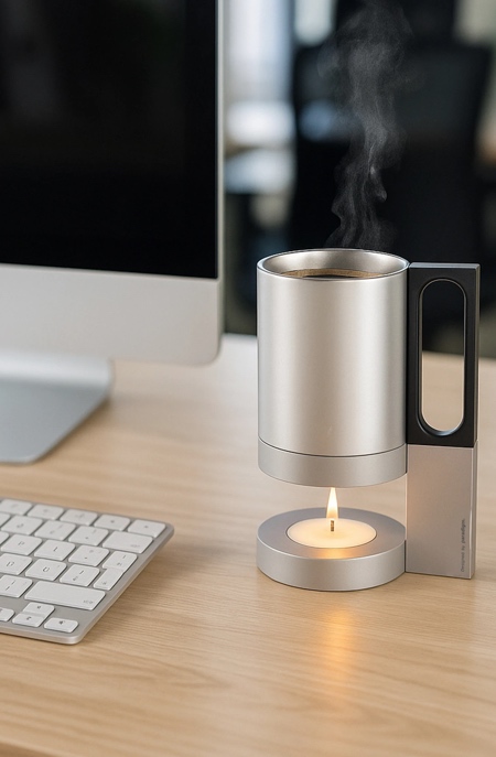 Candle Coffee Mug