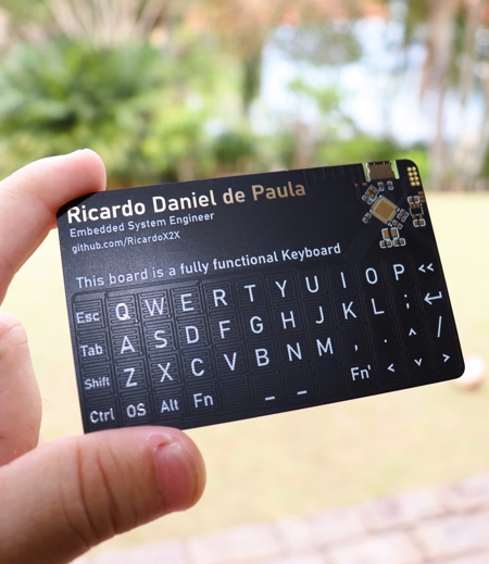 Keyboard Business Card Keyboard Business Card