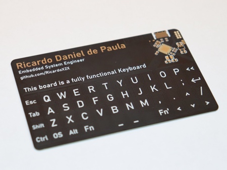 Capacitive Touch Keyboard Business Card Capacitive Touch Keyboard Business Card