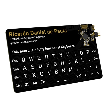 Ricardo Daniel de Paula Keyboard Business Card Ricardo Daniel de Paula Keyboard Business Card