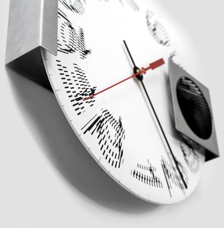 Moire Wall Clock Moire Wall Clock