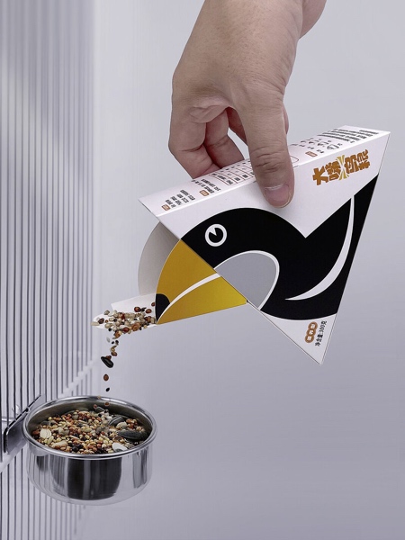 Bird Shaped Bird Food Packaging