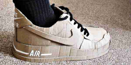 Cardboard Nike Air Shoes Cardboard Nike Air Shoes