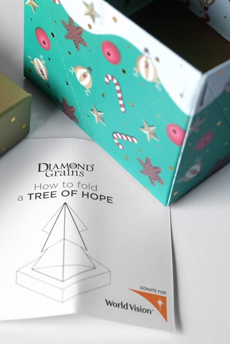 Diamond Grains Christmas Tree Gift Box