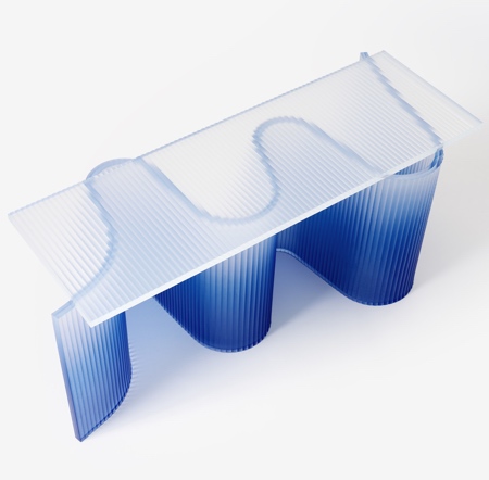 Sea Wave Bench