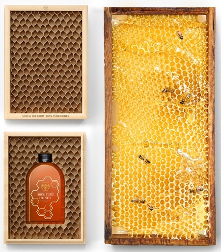 Supha Bee Farm Honey Packaging
