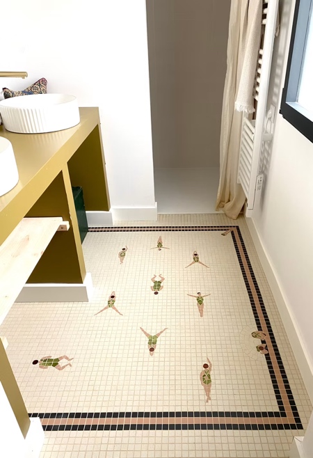 The Swimmers Floor Tiles The Swimmers Floor Tiles