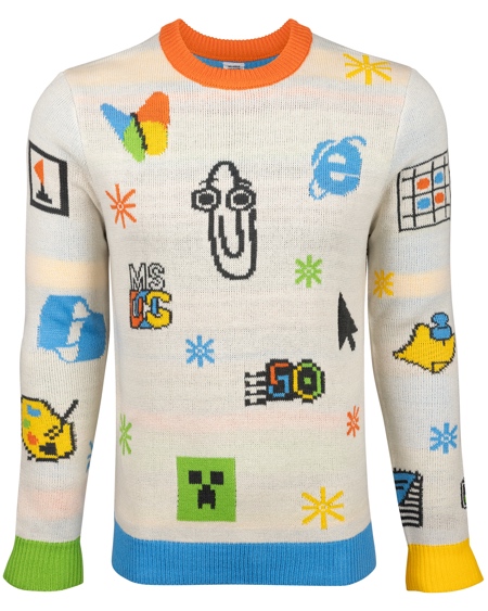Microsoft Office Clippy Sweater