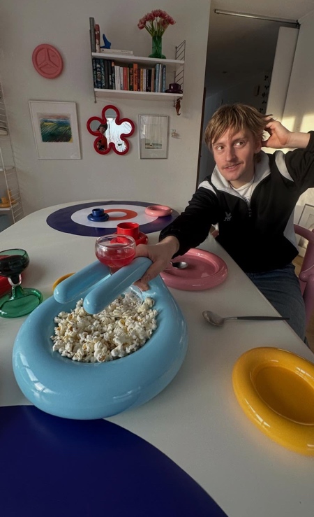 Curling Stone Shaped Bowl