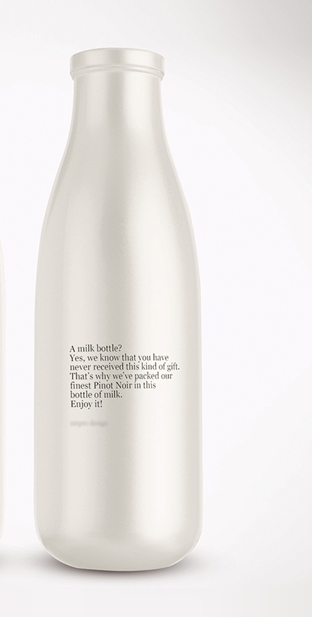 Undercover Milk Wine Bottle