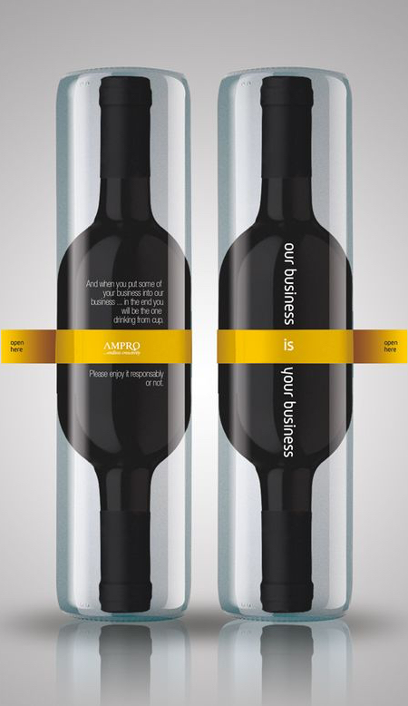 Ampro Design Wine Bottle