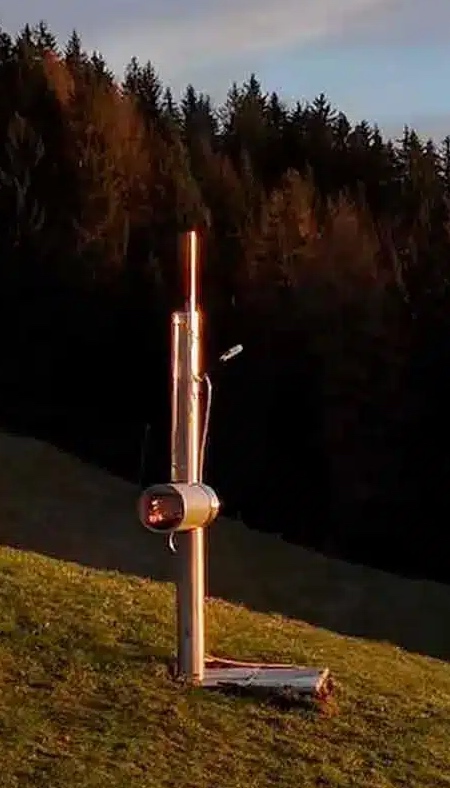 Wood Burning Shower Wood Burning Shower