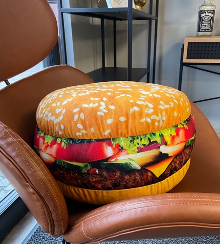 Hamburger Pillow
