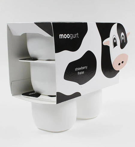 Kathy Siu Moogurt Cow Yogurt Packaging