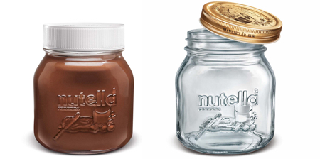 Embossed Nutella Jar