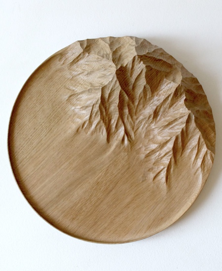 Carved Mountain Plate Carved Mountain Plate