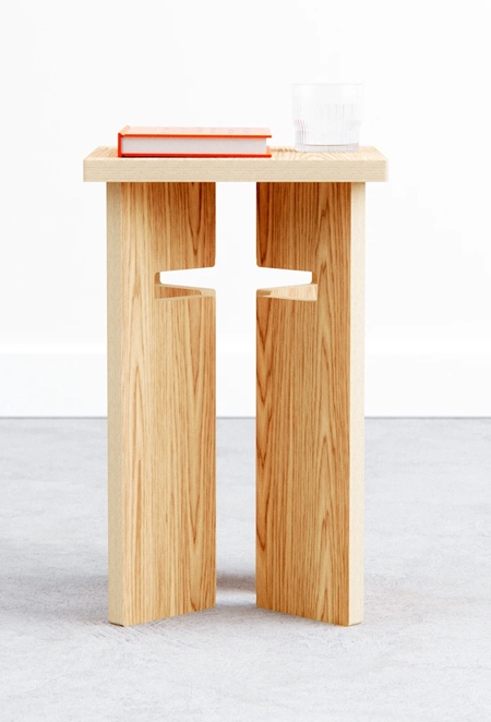 Bored Eye Notch Side Table