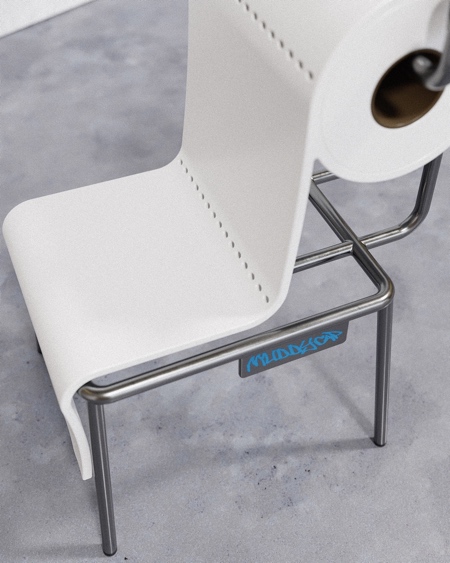 Muddycap Toilet Paper Roll Chair