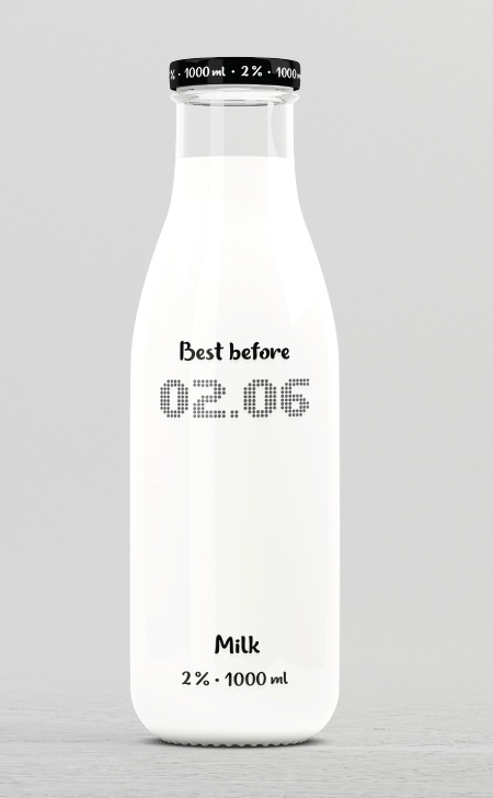 Best Before Milk Bottle