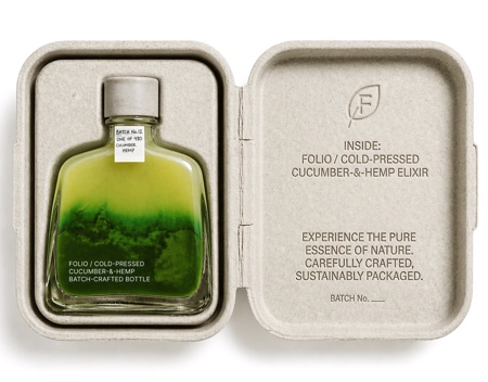 Cucumber and Hemp Drink Packaging