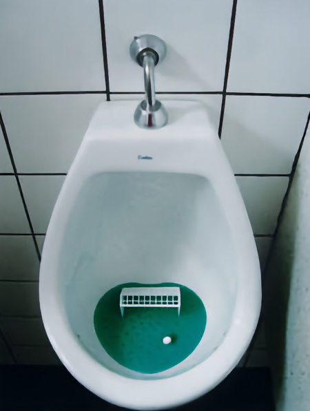 Soccer Urinal in Brazil
