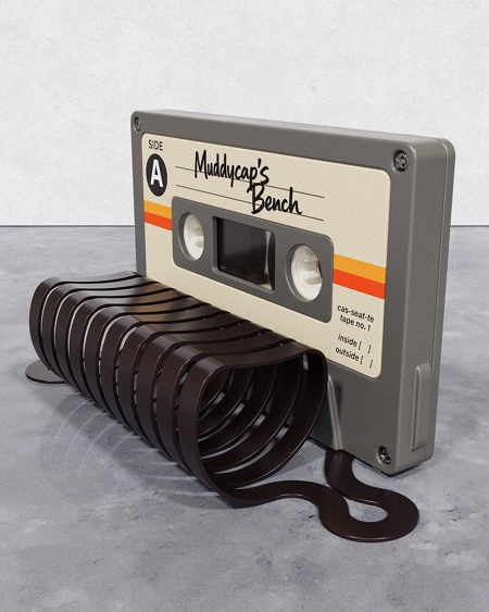 Audio Cassette Tape Bench