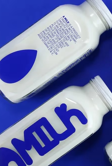 Square Milk Glass Bottle Square Milk Glass Bottle